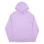 CHAMPION Mens Purple Pullover Hoodie L Cotton Blend Casual Streetwear
