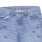 LEVI'S Womens Denim Blue Casual Shorts Embroidered M W29 Summer