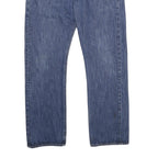 LEVI'S 501 Mens Jeans Blue Classic Straight Denim Medium W36 L32 Button Closure