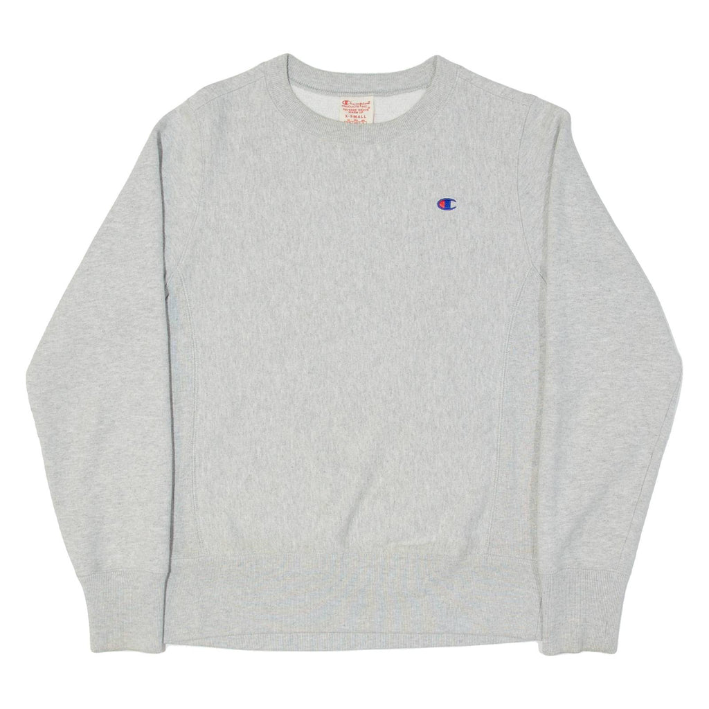 CHAMPION REVERSE WEAVE Warm Up Mens Sweatshirt Grey XS