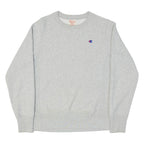 CHAMPION REVERSE WEAVE Warm Up Mens Sweatshirt Grey XS