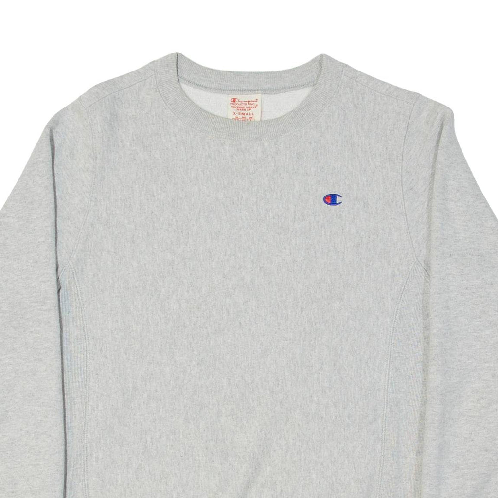 CHAMPION REVERSE WEAVE Warm Up Mens Sweatshirt Grey XS