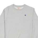 CHAMPION REVERSE WEAVE Warm Up Mens Sweatshirt Grey XS