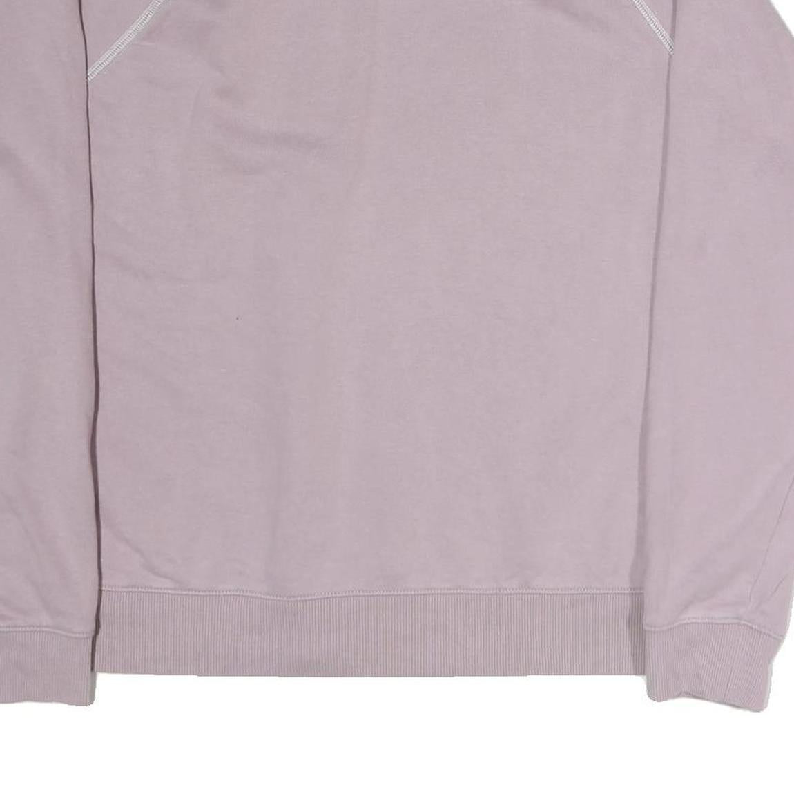 FILA Womens Pink XL Crew Neck Cotton Sweatshirt Logo Patch Casual Pullover