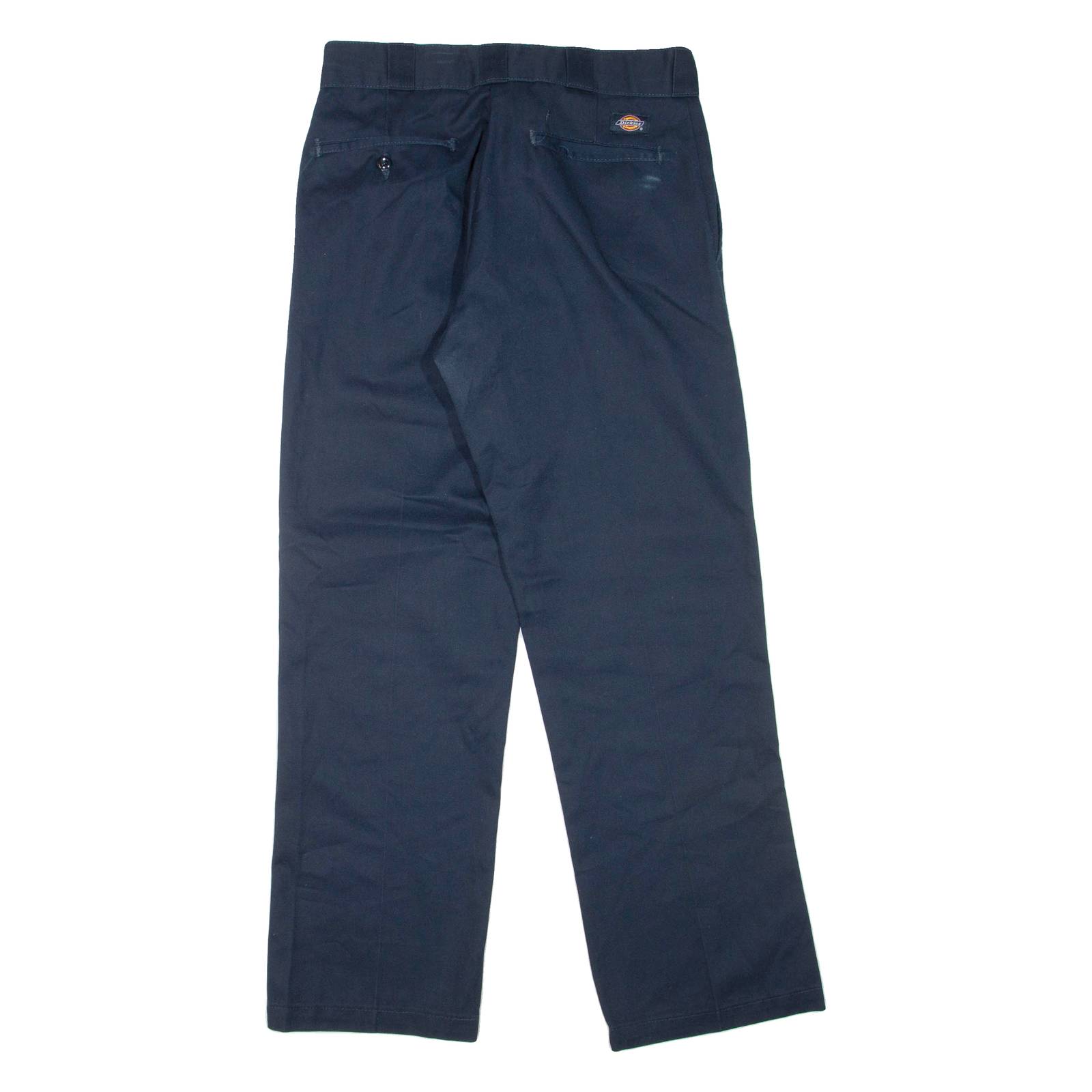 DICKIES Mens Trousers Blue Regular Straight W30 L30