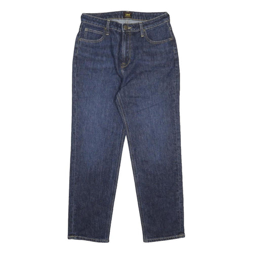 LEE Womens Slim Blue Denim Jeans Cotton Blend Zip W26 L25 Classic Style