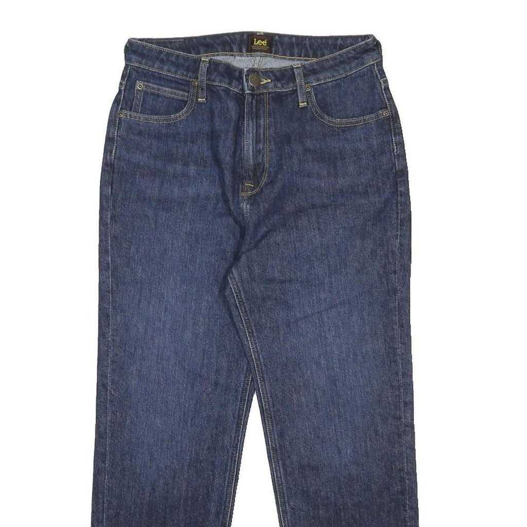 LEE Womens Slim Blue Denim Jeans Cotton Blend Zip W26 L25 Classic Style