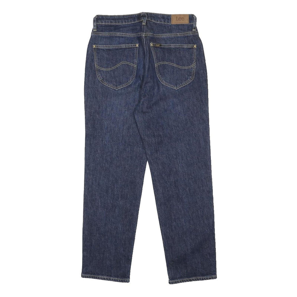 LEE Womens Slim Blue Denim Jeans Cotton Blend Zip W26 L25 Classic Style