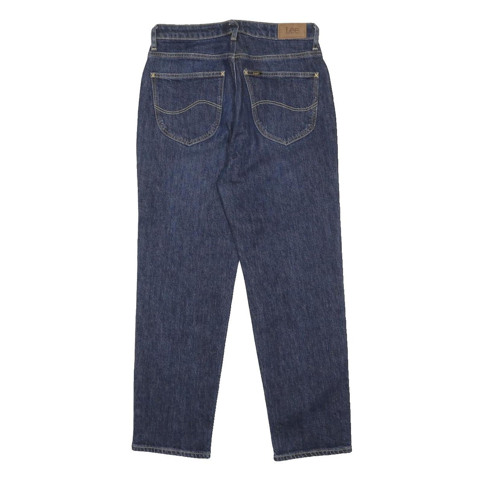 LEE Womens Slim Blue Denim Jeans Cotton Blend Zip W26 L25 Classic Style