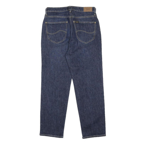LEE Womens Slim Blue Denim Jeans Cotton Blend Zip W26 L25 Classic Style