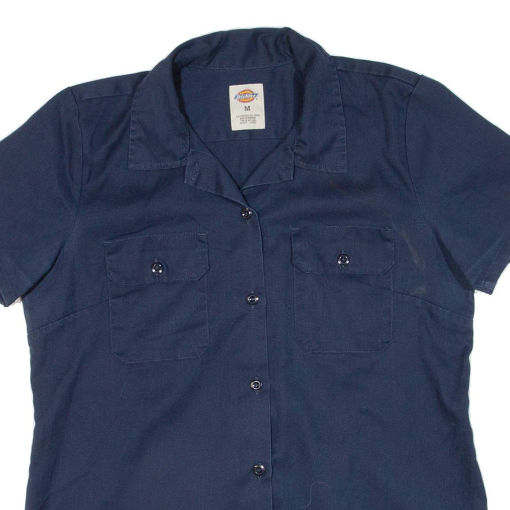 DICKIES Womens Worker Shirt Blue M