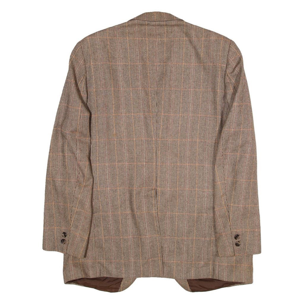 HIGHWOOD Mens Blazer Jacket Beige Wool Check M