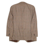 HIGHWOOD Mens Blazer Jacket Beige Wool Check M