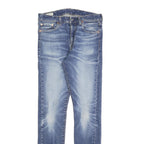 LEVI'S 510 Mens Jeans Blue Slim Skinny Denim Medium W32 L31 Comfortable Stylish