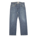 LEVI'S 501 Mens Jeans Blue Regular Straight Denim Medium W34 L30 Classic Button