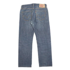 LEVI'S 501 Mens Jeans Blue Regular Straight Denim Medium W34 L30 Classic Button