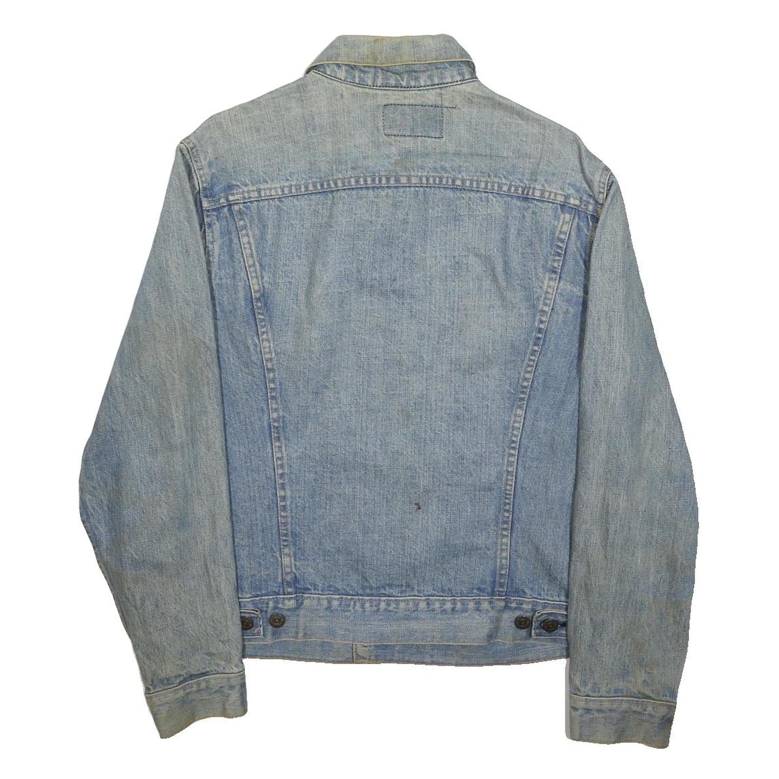 LEVI'S Mens Blue Denim Button Jacket M Casual Classic Vintage Retro Regular Fit