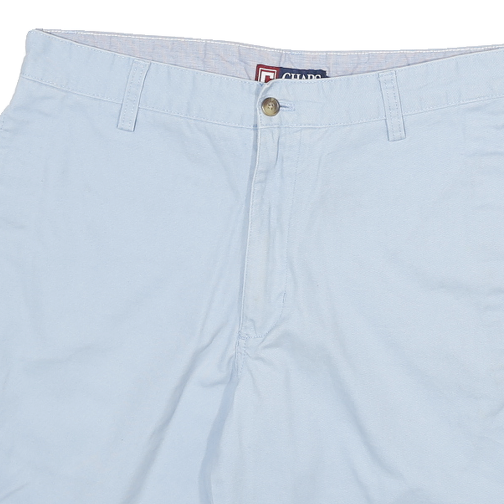 CHAPS Mens Shorts Blue Casual Classic L W32 Cotton Blend Summer Wear