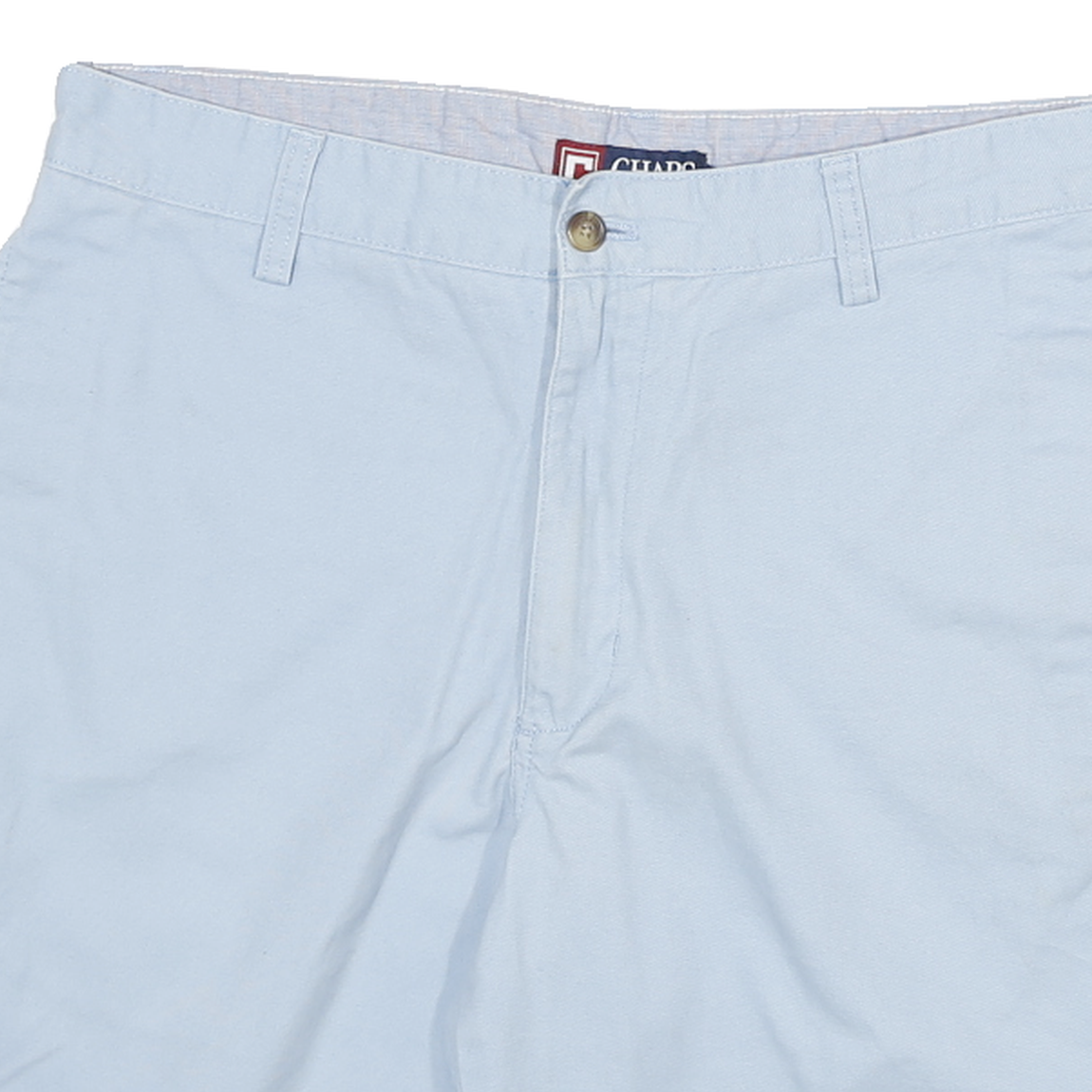 CHAPS Mens Shorts Blue Casual Classic L W32 Cotton Blend Summer Wear