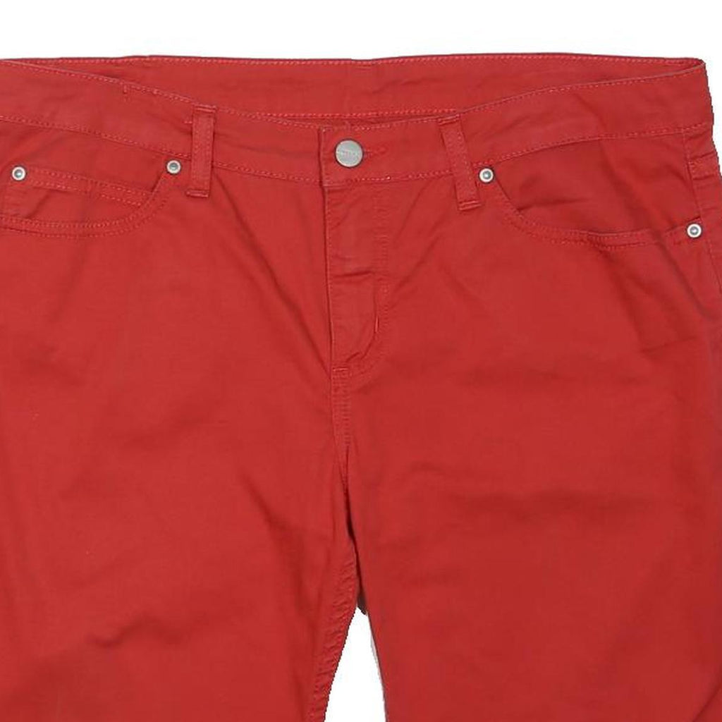 CARHARTT Mens Shorts Red Casual Cotton Blend M W34 Durable Workwear