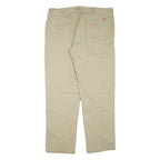 DICKIES Mens Trousers Beige Slim Straight W38 L32