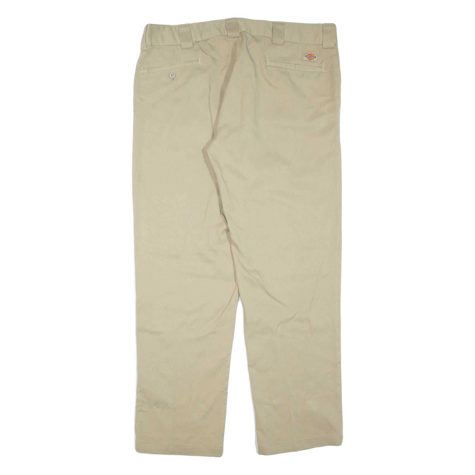 DICKIES Mens Trousers Beige Slim Straight W38 L32