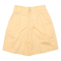 LIZ CLAIBORNE Womens Yellow Casual Shorts M W26 Cotton Blend Relaxed Fit