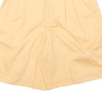 LIZ CLAIBORNE Womens Yellow Casual Shorts M W26 Cotton Blend Relaxed Fit