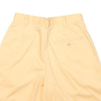 LIZ CLAIBORNE Womens Yellow Casual Shorts M W26 Cotton Blend Relaxed Fit