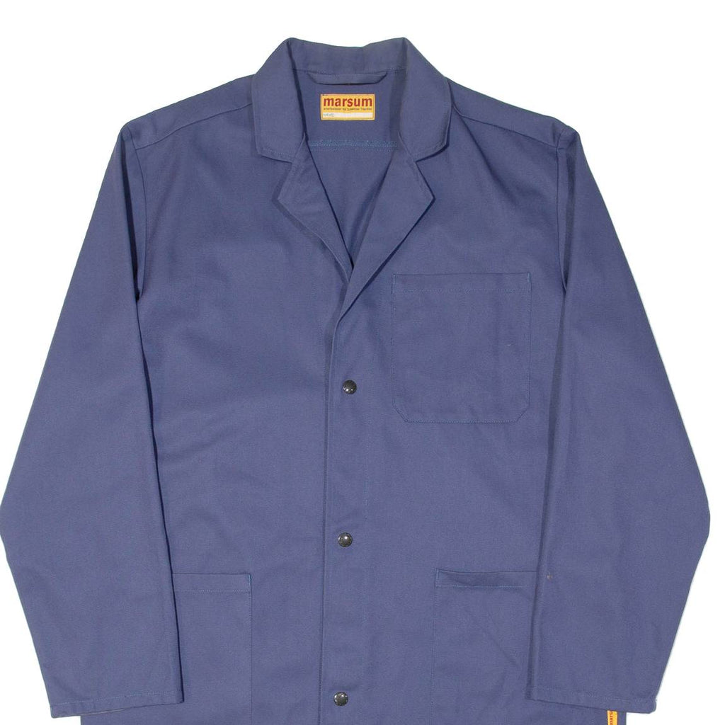 MARSUM Mens Chore Jacket Blue M