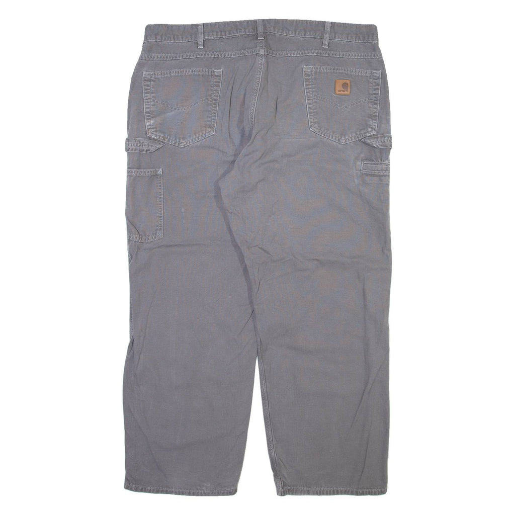 CARHARTT Carpenter Mens Trousers Grey Loose Straight W42 L30