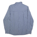 JACK WOLFSKIN Womens Blue & Navy Check Shirt S Outdoor Casual Button Front