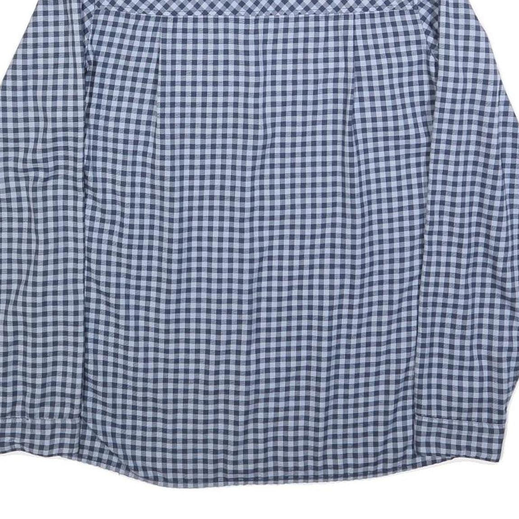 JACK WOLFSKIN Womens Blue & Navy Check Shirt S Outdoor Casual Button Front