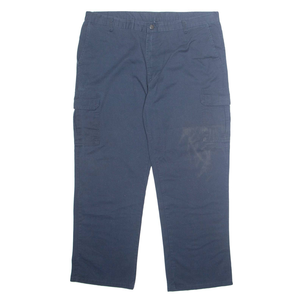 DICKIES Cargo Mens Trousers Blue Regular Straight W42 L32