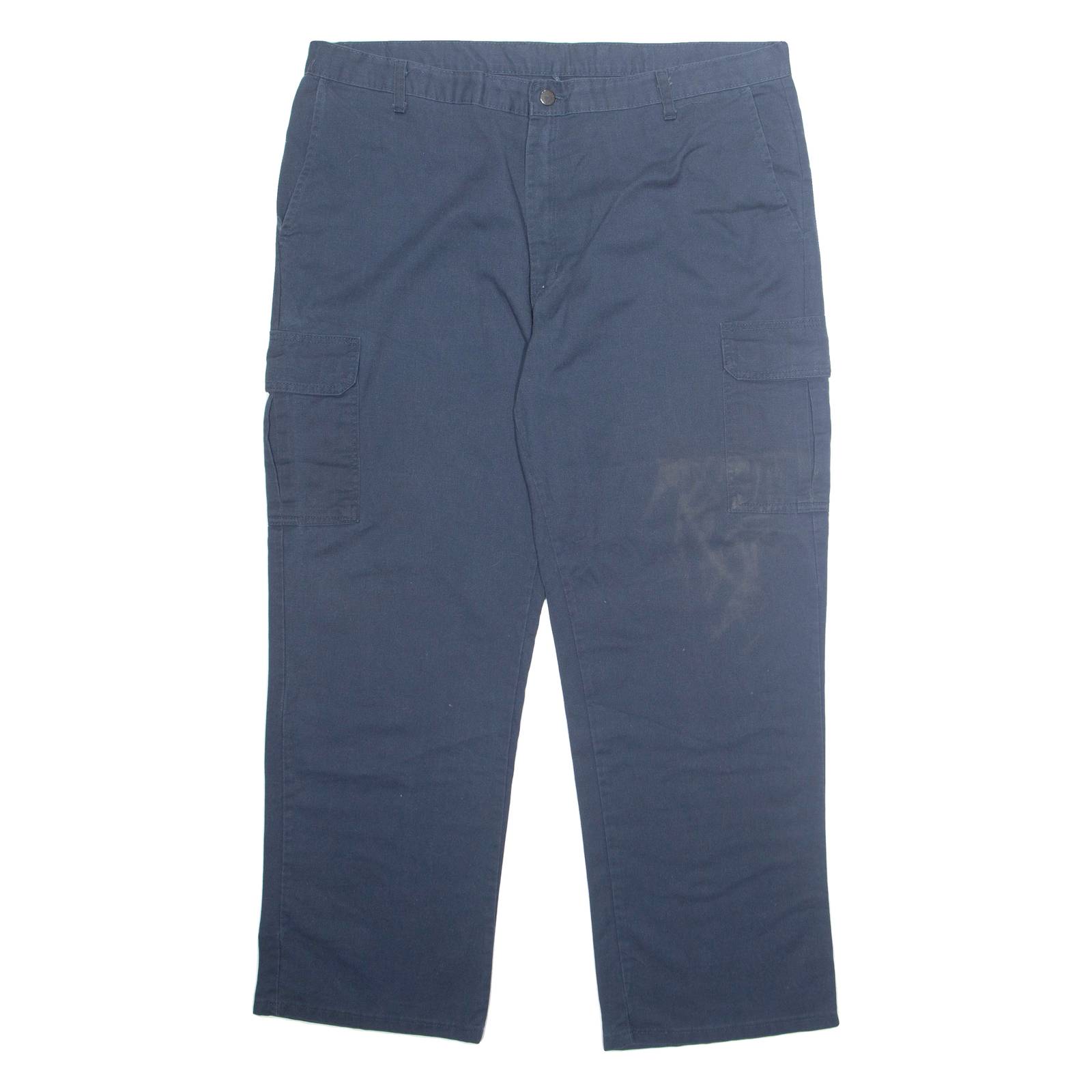 DICKIES Cargo Mens Trousers Blue Regular Straight W42 L32