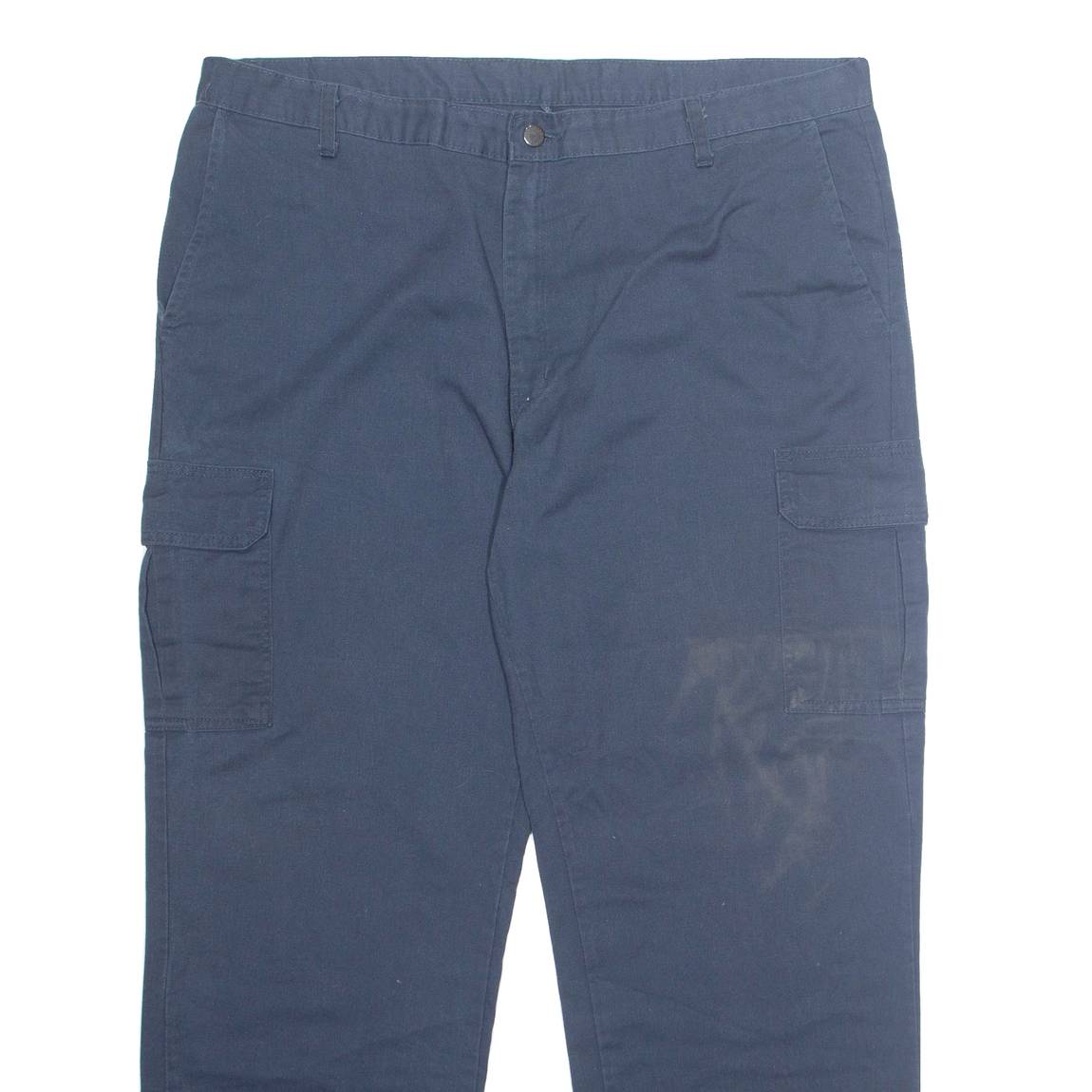 DICKIES Cargo Mens Trousers Blue Regular Straight W42 L32