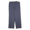 HAGO Womens Regular Fit Blue Trousers W30 L30 Zip Closure Classic Style