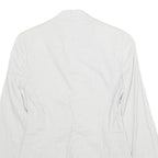 EMPORIO ARMANI Womens White Tailored Jacket XS Woven Button Closure Classic Fit
