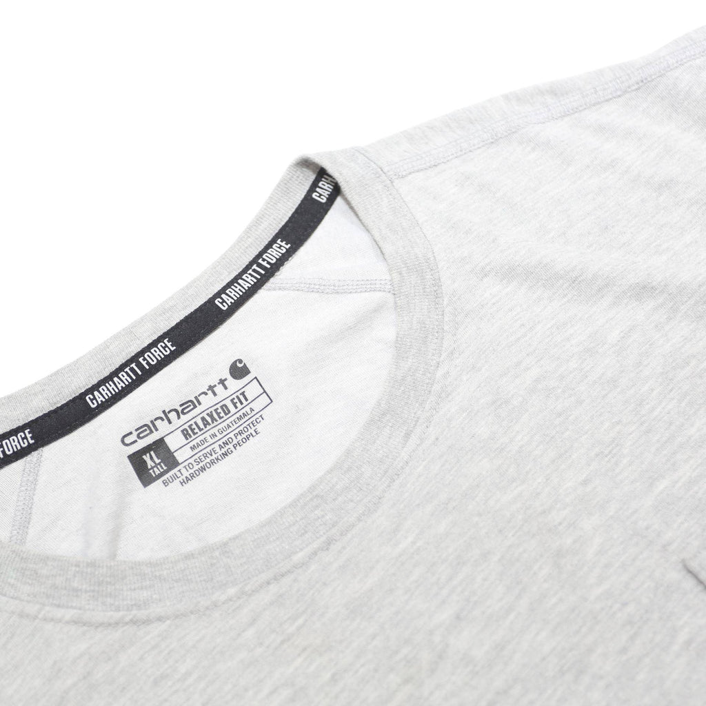 CARHARTT Mens Grey & Cream Pocket T-Shirt XL Short Sleeve Crew Neck Casual