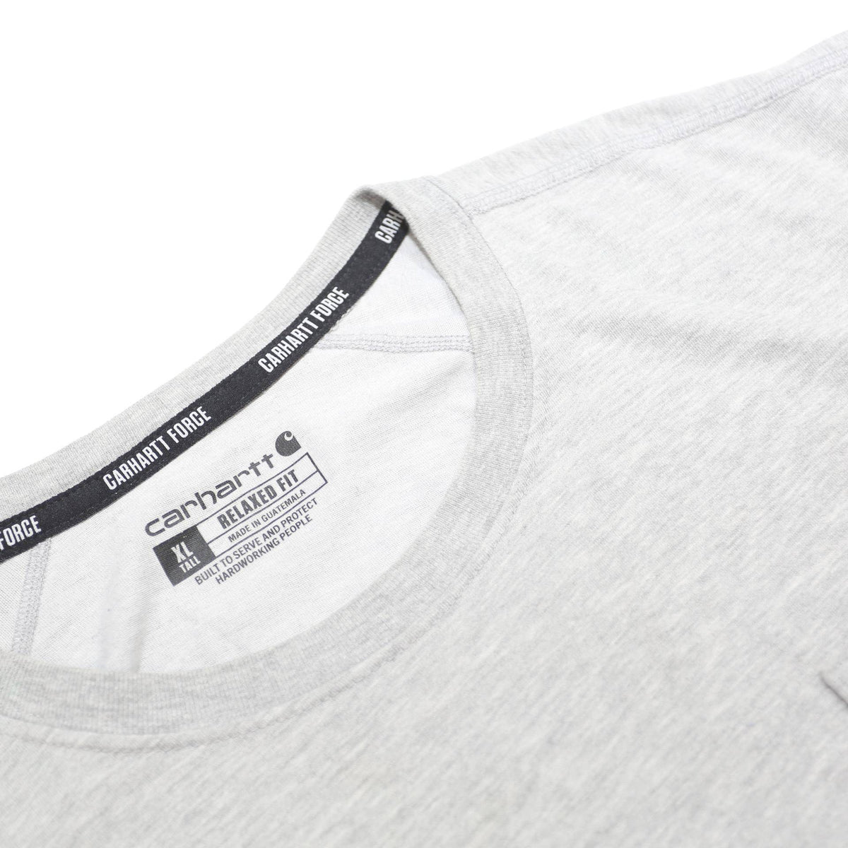 CARHARTT Mens Grey & Cream Pocket T-Shirt XL Short Sleeve Crew Neck Casual