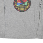 RALPH LAUREN Mens Grey Polo Sportsman Long Sleeve Crew Neck T-Shirt M Cotton