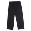 DICKIES Roll Crop Hem Workwear Womens Twill Trousers Black Straight W29 L29
