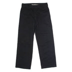 DICKIES Roll Crop Hem Workwear Womens Twill Trousers Black Straight W29 L29