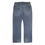 DICKIES Mens Regular Fit Straight Leg Denim Light Blue W38 L35 Zip Cotton Jeans