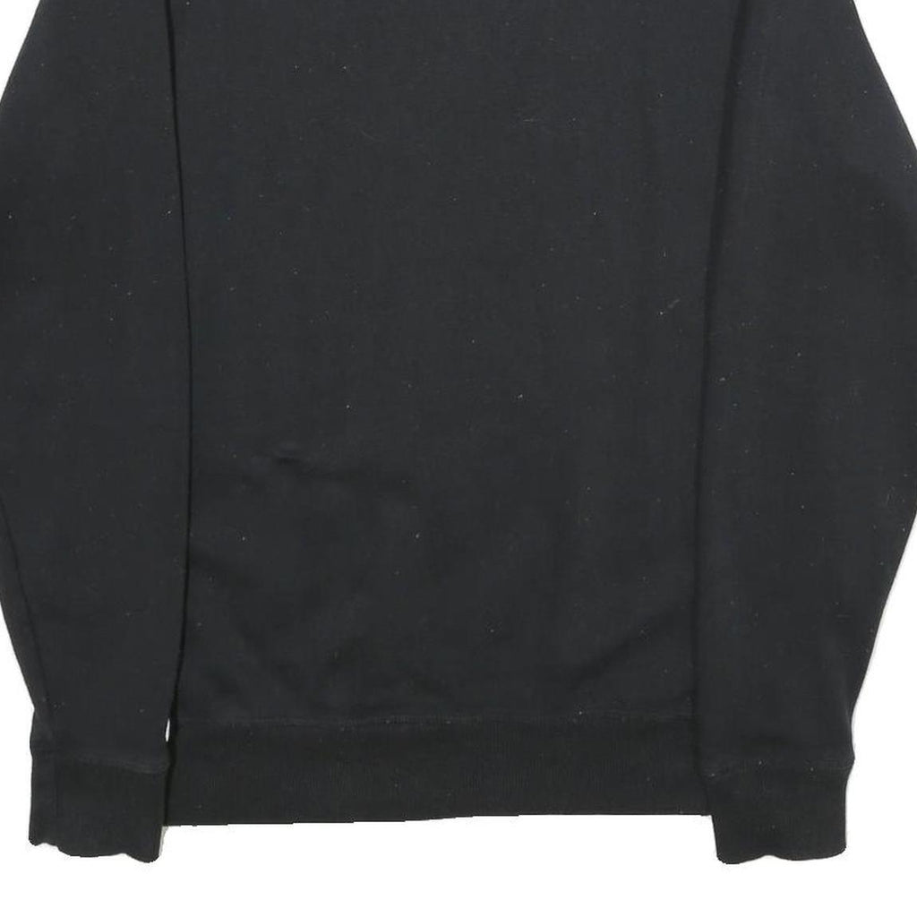CHAMPION Mens Black S Crew Neck Cotton Blend Sweatshirt Pullover