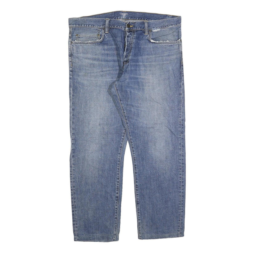 CARHARTT Mens Blue Regular Fit Straight Denim Jeans W38 L29 Workwear