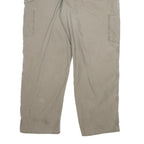 CARHARTT Mens Cotton Blend Beige Relaxed Straight Leg Trousers W38 L30 Workwear