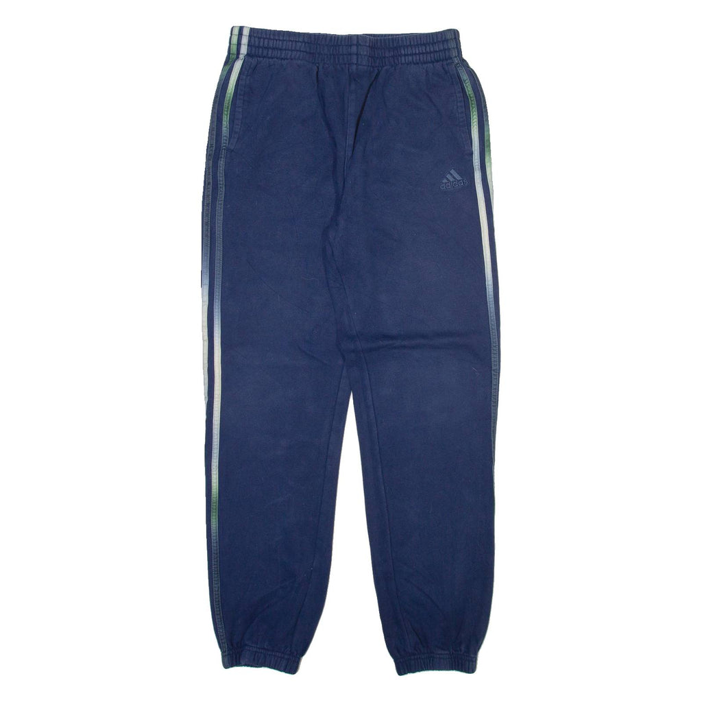 ADIDAS Womens Joggers Blue Tapered L W28 L28