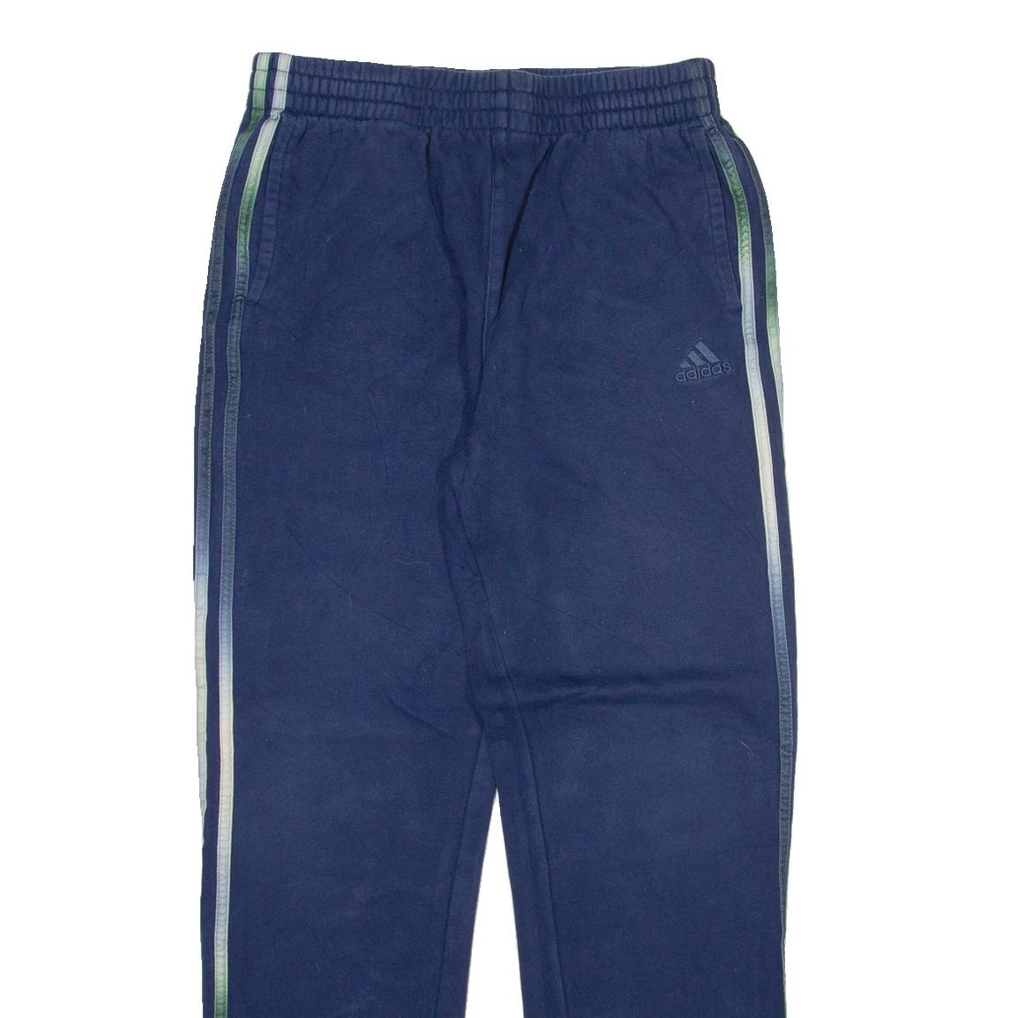 ADIDAS Womens Joggers Blue Tapered L W28 L28