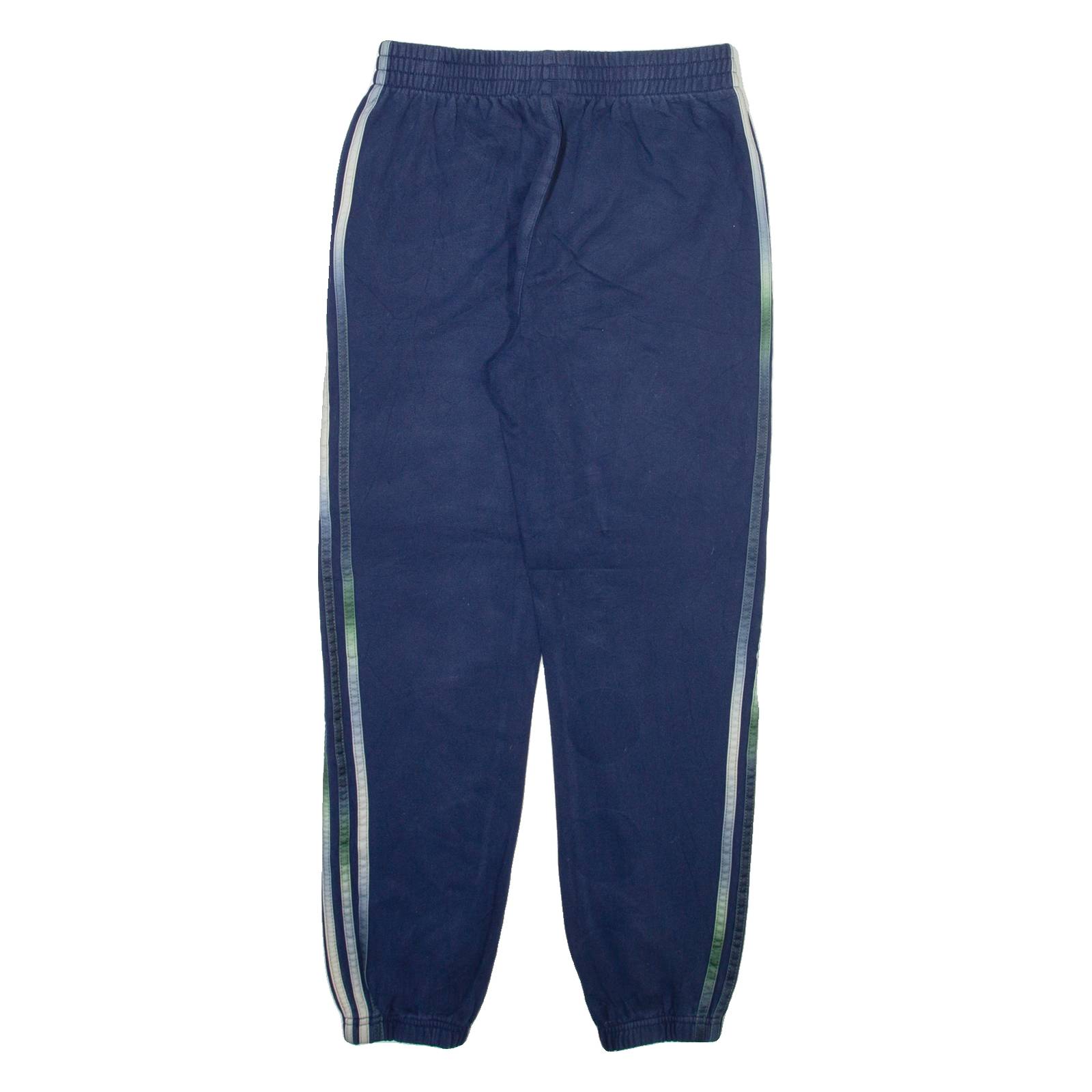 ADIDAS Womens Joggers Blue Tapered L W28 L28